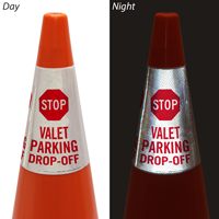 Stop Valet Parking Drop Off Cone Collar