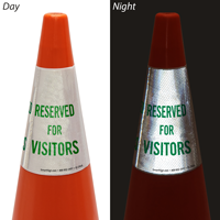 Reserved For Visitors Cone Collar