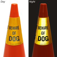 Beware Of Dog Cone Collar