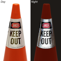 Danger Keep Out Cone Collar