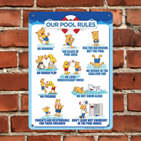 Our Pool Rules Sign