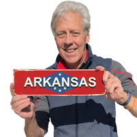 Vintage Arkansas Sign