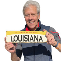 Welcome To Pelican State Vintage Louisiana Sign