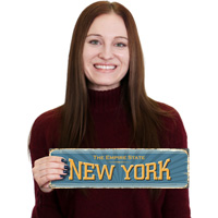 The Empire State Vintage New York Sign