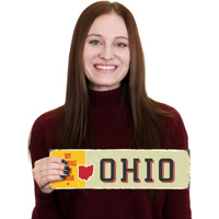 My Strong Girl From Ohio Vintage Sign