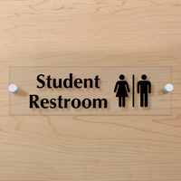 Student Restroom ClearBoss Sign