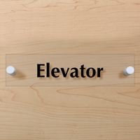 Elevator ClearBoss Sign
