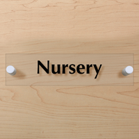 Nursery ClearBoss Sign