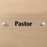 Pastor ClearBoss Sign