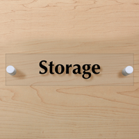 Storage ClearBoss Sign