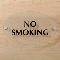 No Smoking ClearBoss Sign