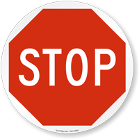 Stop SlipSafe™ Floor Sign
