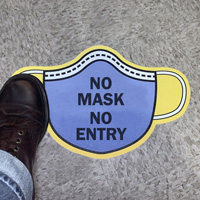 Mask Shaped - No Mask, No Entry