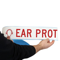 Ear Protection Required Superior Mark Floor Message Tape