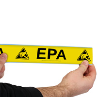 EPA With Icon Yellow Superior Mark Floor Message Tape