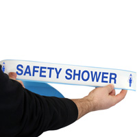 Safety Shower Keep Clear Superior Mark Floor Message Tape