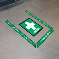 First Aid Floor Do Not Block Marking Kit