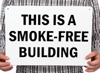 Smoke-Free Building Sign