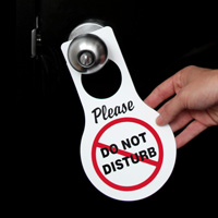 Please Do Not Disturb Door Knob Hang Tag