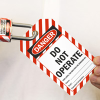 Do Not Operate Lockout 2-Sided Danger Tag