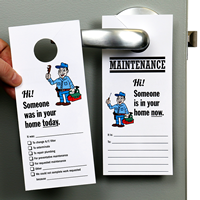 Maintenance Personnel In Your Home Door Hanger