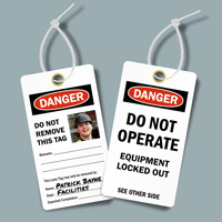 Do Not Operate Self-Laminating Tag