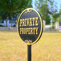 Private Property Two Sided GardenBoss Lawn Stake Sign