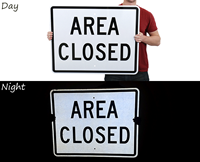 Area Closed - Traffic Sign