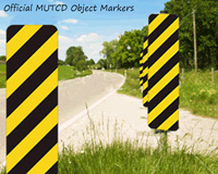 Type 3 Object MUTCD Marker