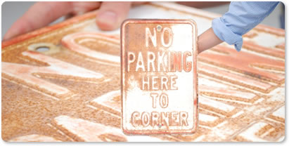 1930 Parking Signs