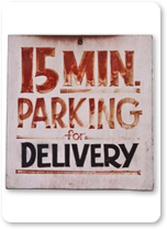 1950 Parking Signs