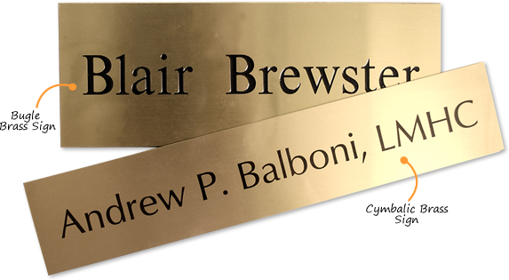 Brass Signs – a Guide