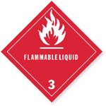 FLAMMABLE LIQUID Class/Division 3