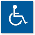 Standard ADA Symbol for Access Sign